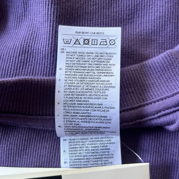 NWT Adidas Moment Athletic Dress Tech Purple and Black Three Stripes Womens XL - Picture 10 of 16